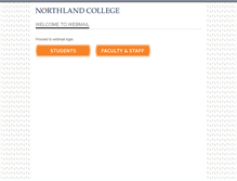 Tablet Screenshot of mail.northland.edu