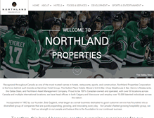 Tablet Screenshot of northland.ca